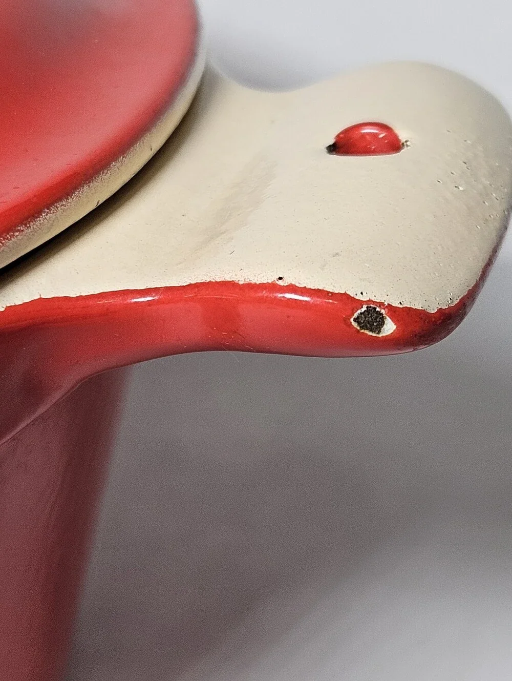 Vtg Griswold 3 Pint Red Enamel Coated Cast Iron Casserole Dish With Lid 88 Erie